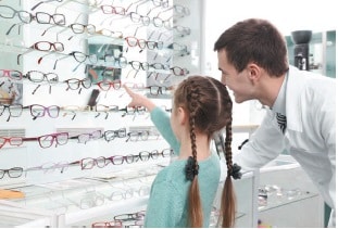 SBspecs frame ajustments for kids with ECP
