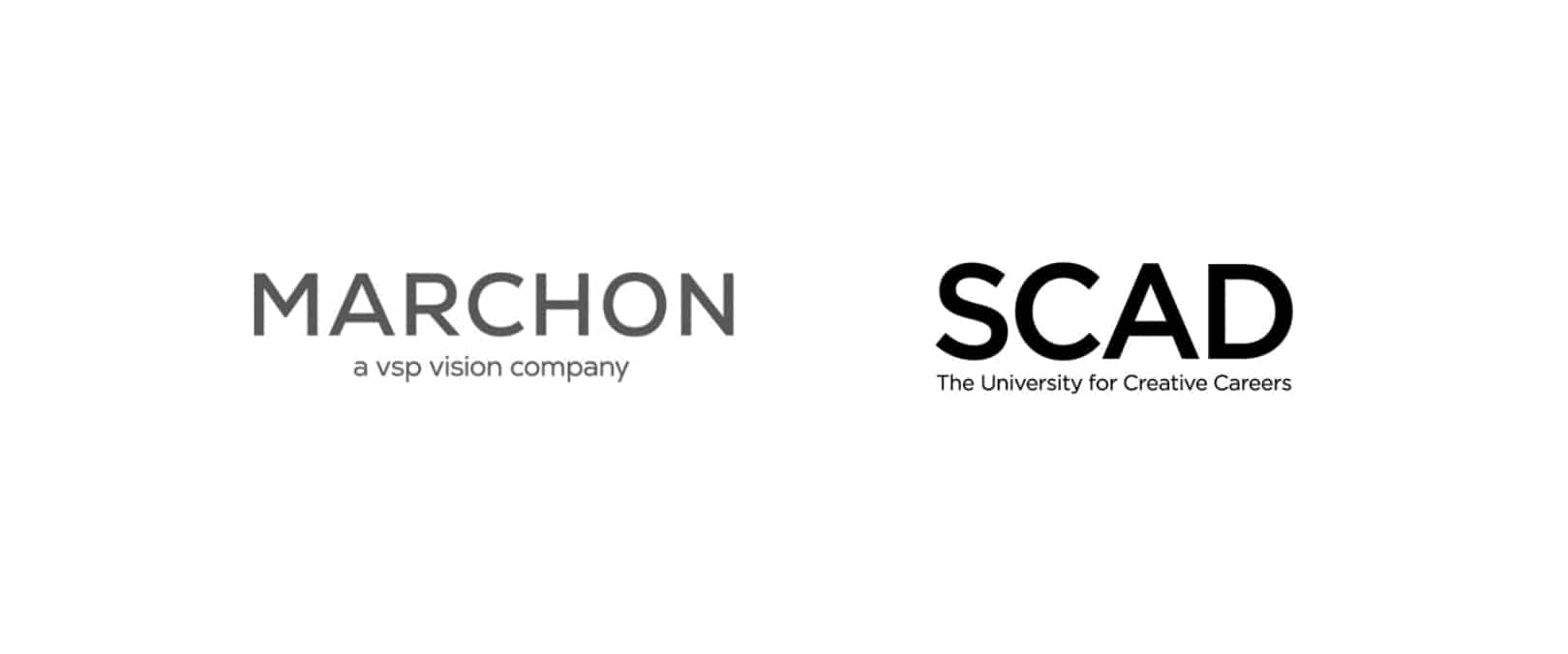 Marchon SCAD School of Fashion logos