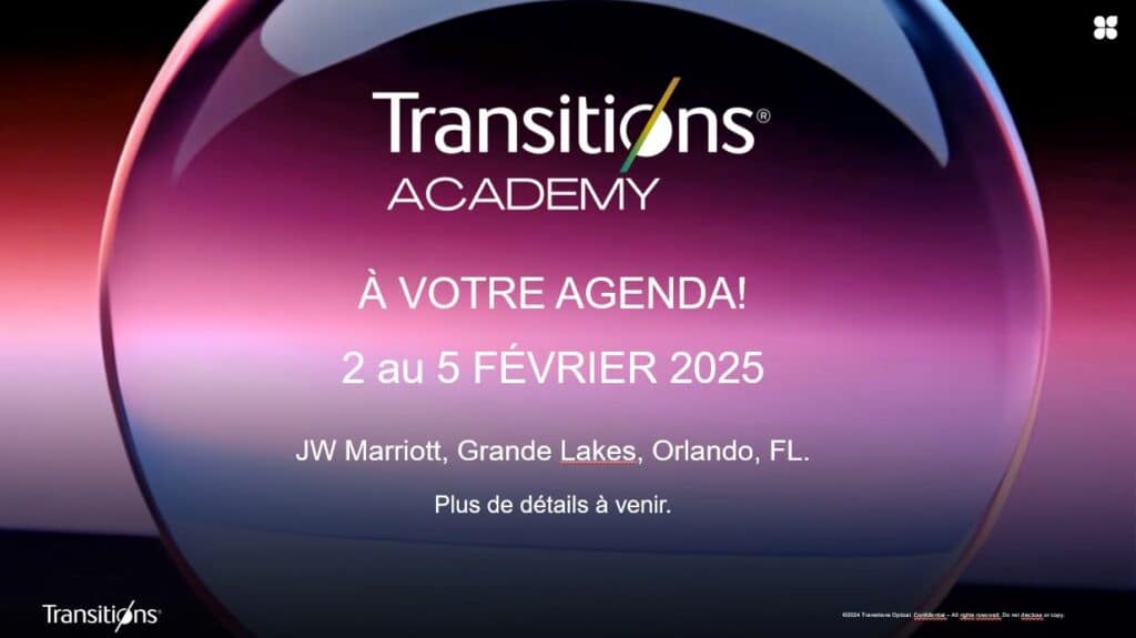 ajouter à votre agenda la date de la prochaine Académie Transitions 2025