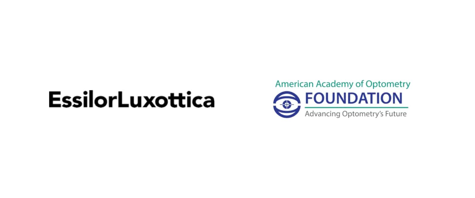 EssilorLuxottica American Academy of Optometry Foundation logos