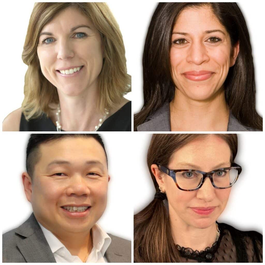 Contact Lens Issue 81 authors clockwise from top left- Debbie Jones, Vishakha Thakrar, Lisa Ostrin, and Oliver Woo